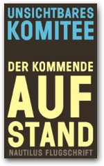 Buchcover "Der kommende Aufstand"